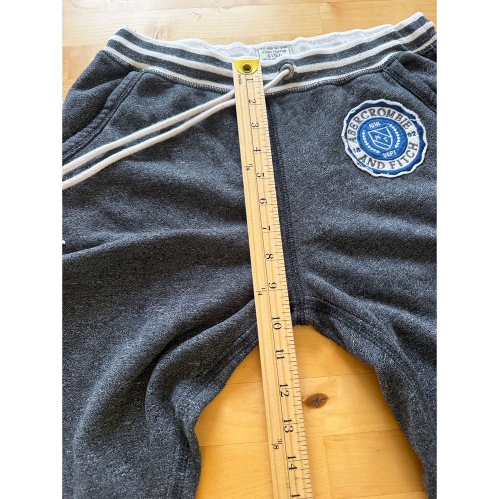 Abercrombie & Fitch Athletic Crest Jogger Sweatpants Grey Womens XS Athleisure - Picture 7 of 9